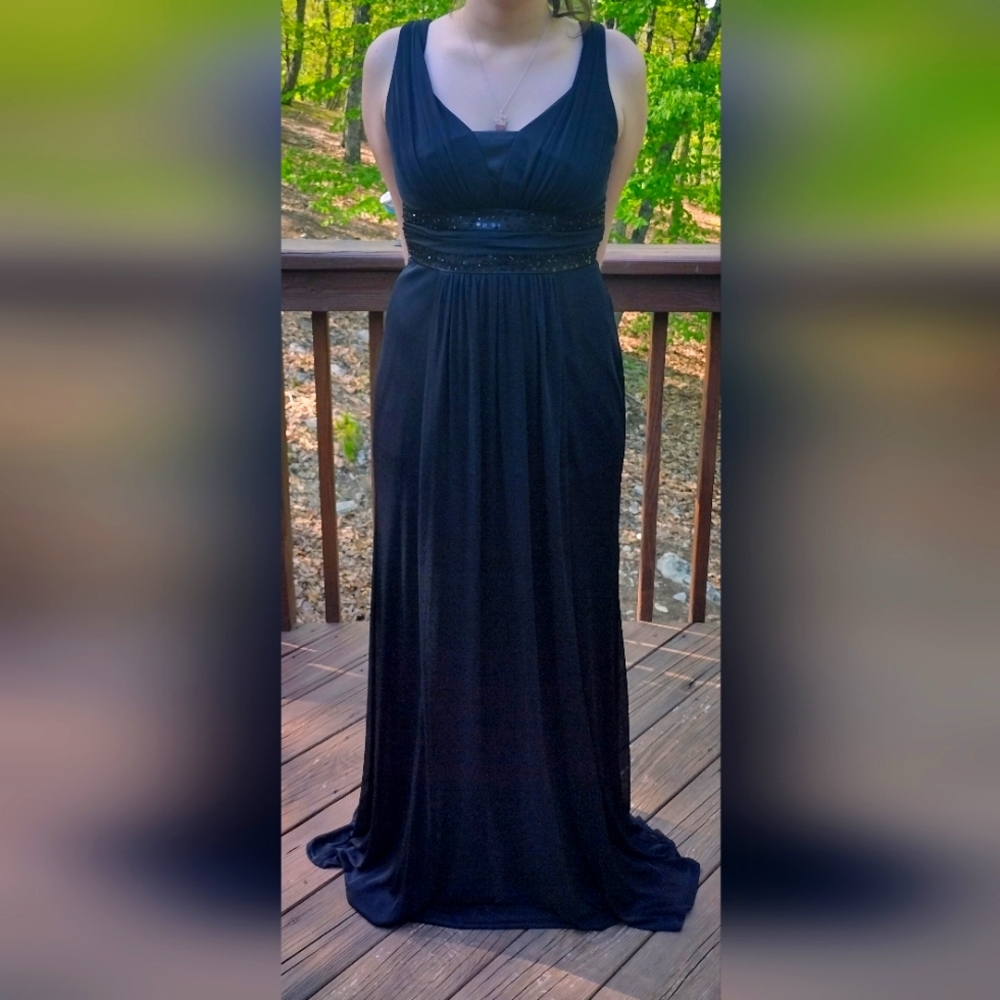 Women's black David Bridal's formal dress size 4